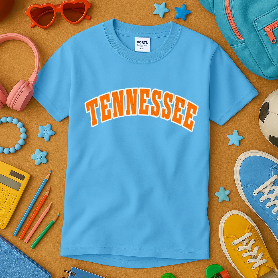 Retro Vintage Tennessee State Souvenir Gift Of Oklahoma Gift Kids T-Shirt