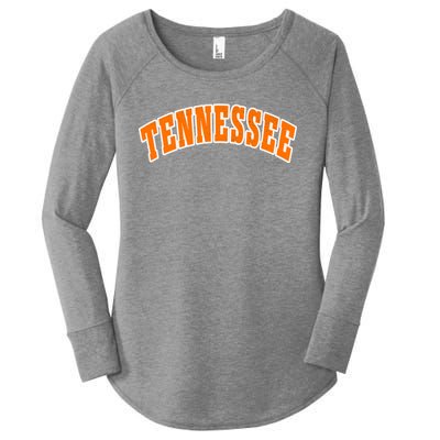 Retro Vintage Tennessee State Souvenir Gift Of Oklahoma Gift Women's Perfect Tri Tunic Long Sleeve Shirt