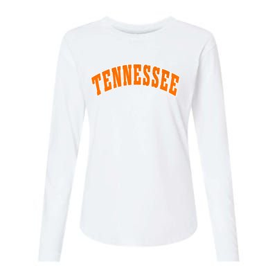 Retro Vintage Tennessee State Souvenir Gift Of Oklahoma Gift Womens Cotton Relaxed Long Sleeve T-Shirt