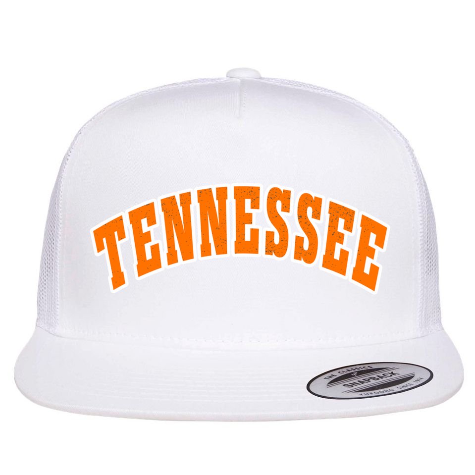 Retro Vintage Tennessee State Souvenir Gift Of Oklahoma Gift Flat Bill Trucker Hat