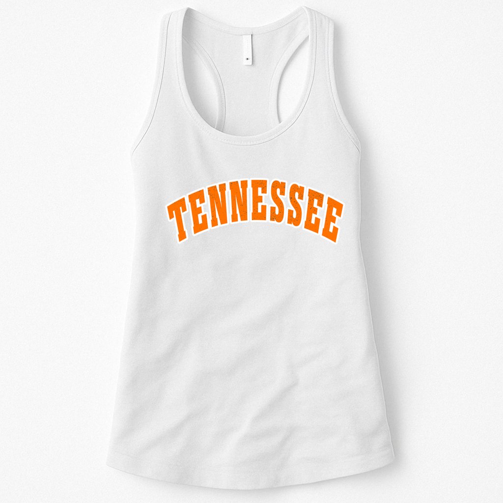 Retro Vintage Tennessee State Souvenir Gift Of Oklahoma Gift Womens Tank Top