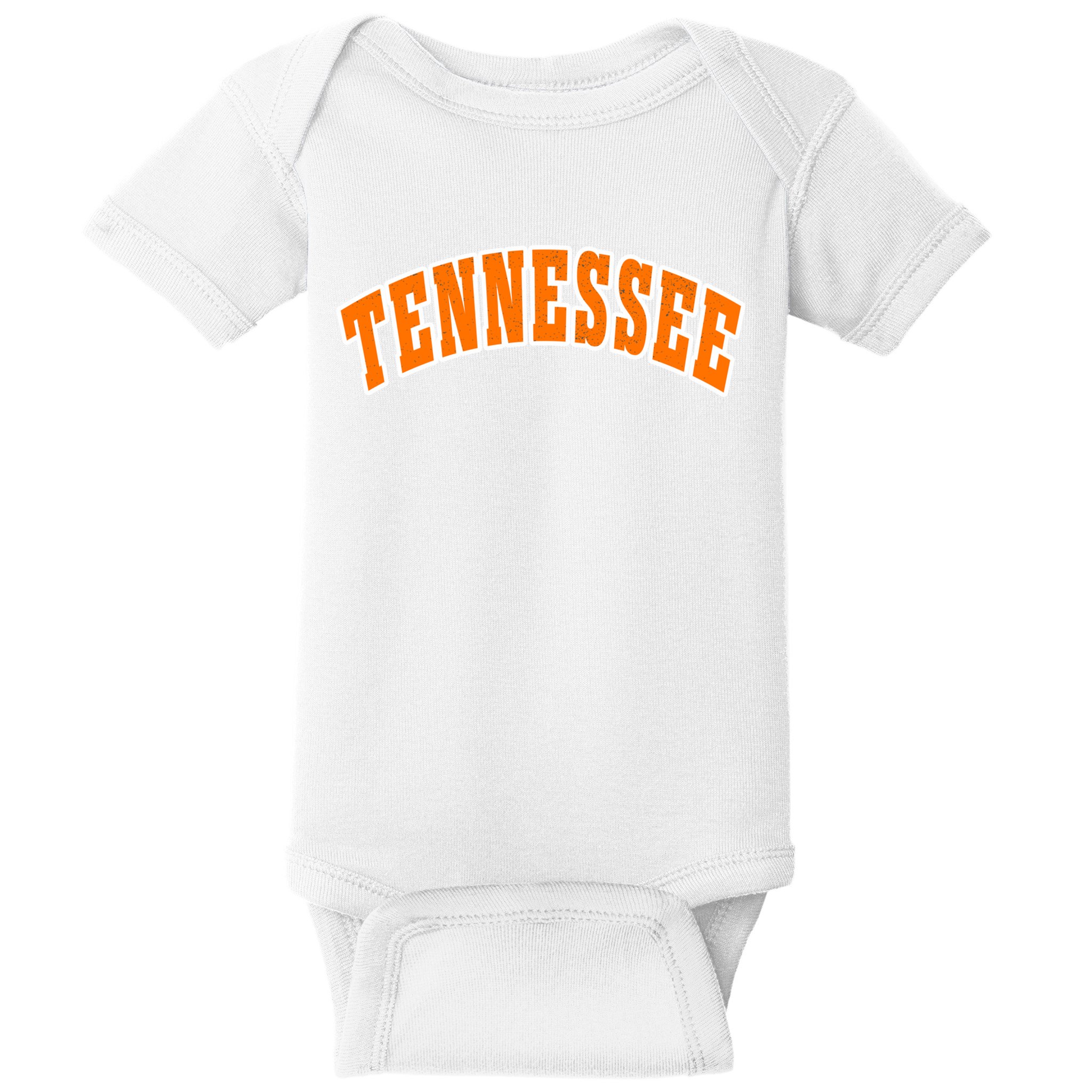 Retro Vintage Tennessee State Souvenir Gift Of Oklahoma Gift Baby Bodysuit