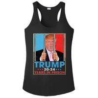 Retro Vintage Trump 20 24 Years In Prison Funny Anti Trump Ladies PosiCharge Competitor Racerback Tank