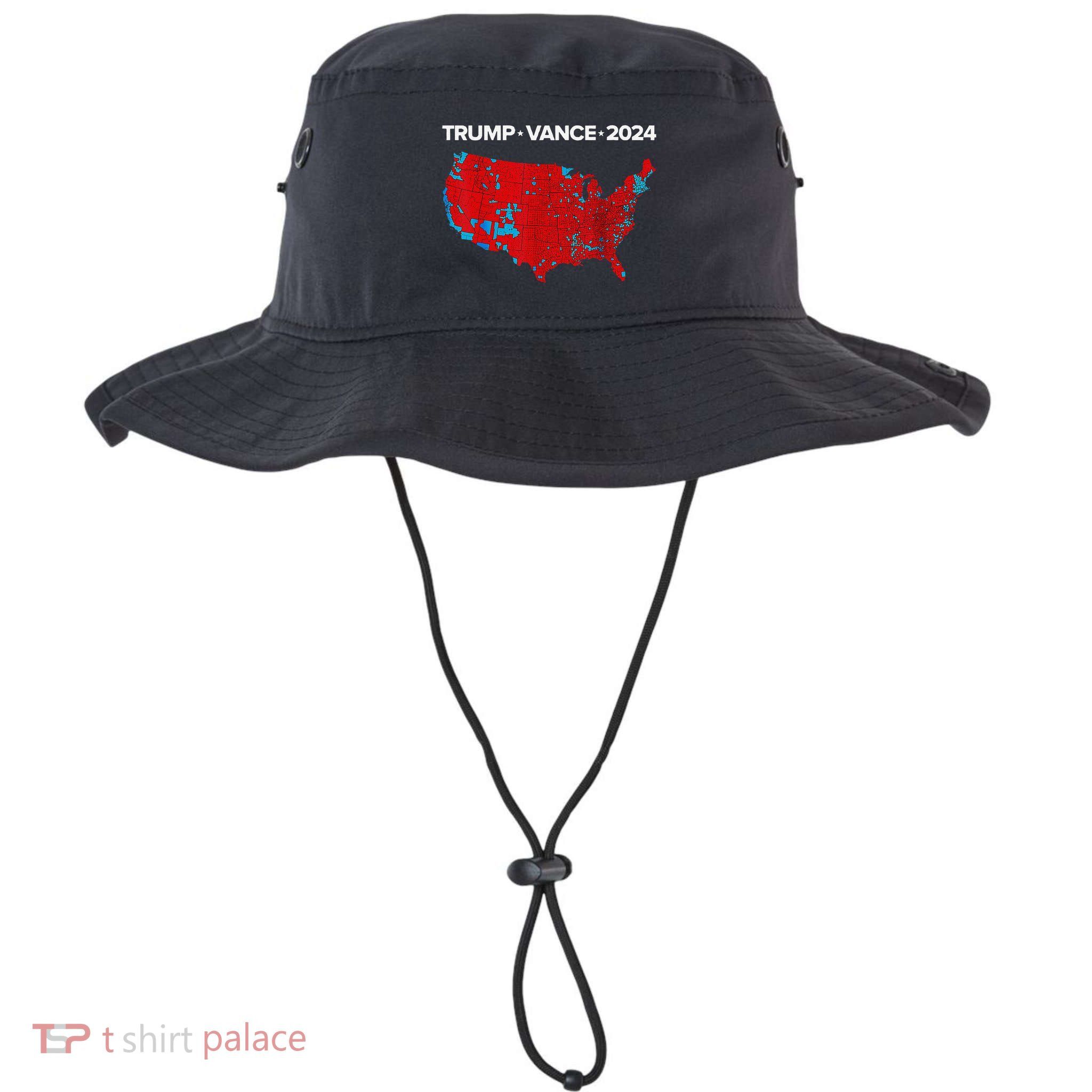 Retro Vintage Trump Vance 2024 Electoral Map Bucket Hat