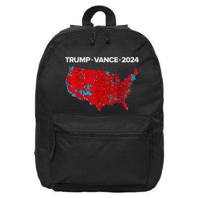 Retro Vintage Trump Vance 2024 Electoral Map 16 in Basic Backpack