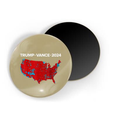Retro Vintage Trump Vance 2024 Electoral Map Magnet