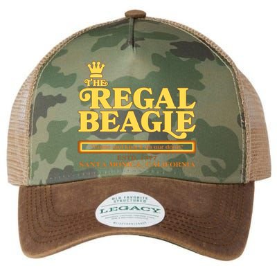 Retro Vintage The Regal Beagle ESTD 1977 Santa Monica California Legacy Tie Dye Trucker Hat