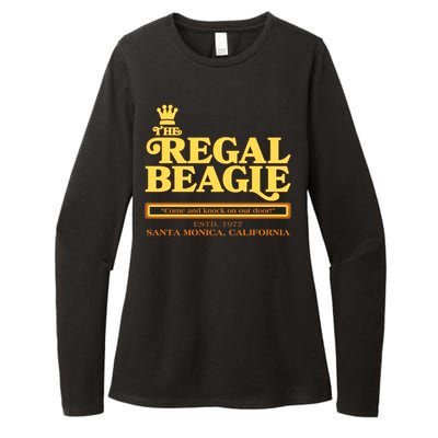 Retro Vintage The Regal Beagle ESTD 1977 Santa Monica California Womens CVC Long Sleeve Shirt