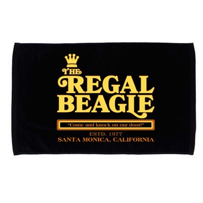 Retro Vintage The Regal Beagle ESTD 1977 Santa Monica California Microfiber Hand Towel