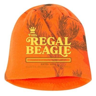 Retro Vintage The Regal Beagle ESTD 1977 Santa Monica California Kati - Camo Knit Beanie