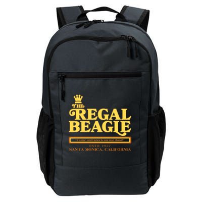 Retro Vintage The Regal Beagle ESTD 1977 Santa Monica California Daily Commute Backpack