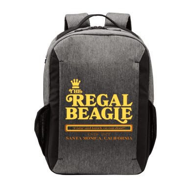 Retro Vintage The Regal Beagle ESTD 1977 Santa Monica California Vector Backpack