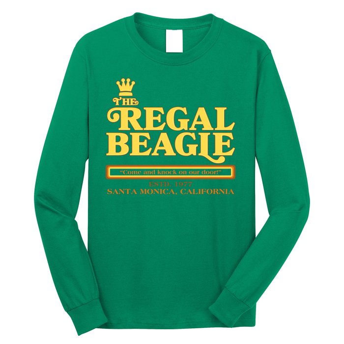 Retro Vintage The Regal Beagle ESTD 1977 Santa Monica California Long Sleeve Shirt