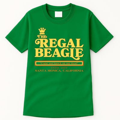 Retro Vintage The Regal Beagle ESTD 1977 Santa Monica California Tall T-Shirt