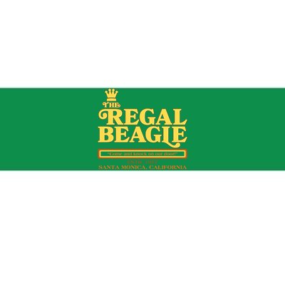 Retro Vintage The Regal Beagle ESTD 1977 Santa Monica California Bumper Sticker