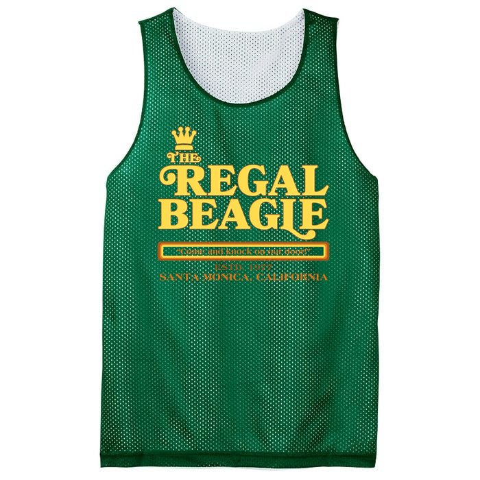 Retro Vintage The Regal Beagle ESTD 1977 Santa Monica California Mesh Reversible Basketball Jersey Tank