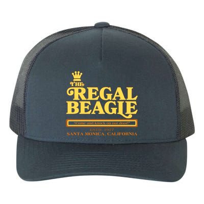 Retro Vintage The Regal Beagle ESTD 1977 Santa Monica California Yupoong Adult 5-Panel Trucker Hat