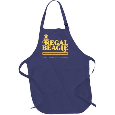 Retro Vintage The Regal Beagle ESTD 1977 Santa Monica California Full-Length Apron With Pockets