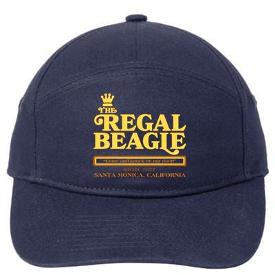 Retro Vintage The Regal Beagle ESTD 1977 Santa Monica California 7-Panel Snapback Hat