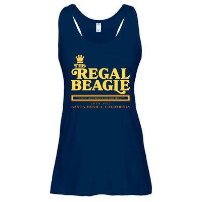 Retro Vintage The Regal Beagle ESTD 1977 Santa Monica California Ladies Essential Flowy Tank