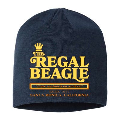 Retro Vintage The Regal Beagle ESTD 1977 Santa Monica California Sustainable Beanie