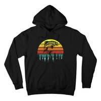 Retro Vintage Trout Fishing Angler Christmas Birthday Gift Hoodie