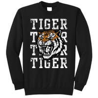 Retro Vintage Tiger Pride Tiger Mascot School Sports Team Tall Sweatshirt