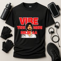 Retro Vibe Teri Meri Mildi Aa Desi Cooling Performance Crew T-Shirt