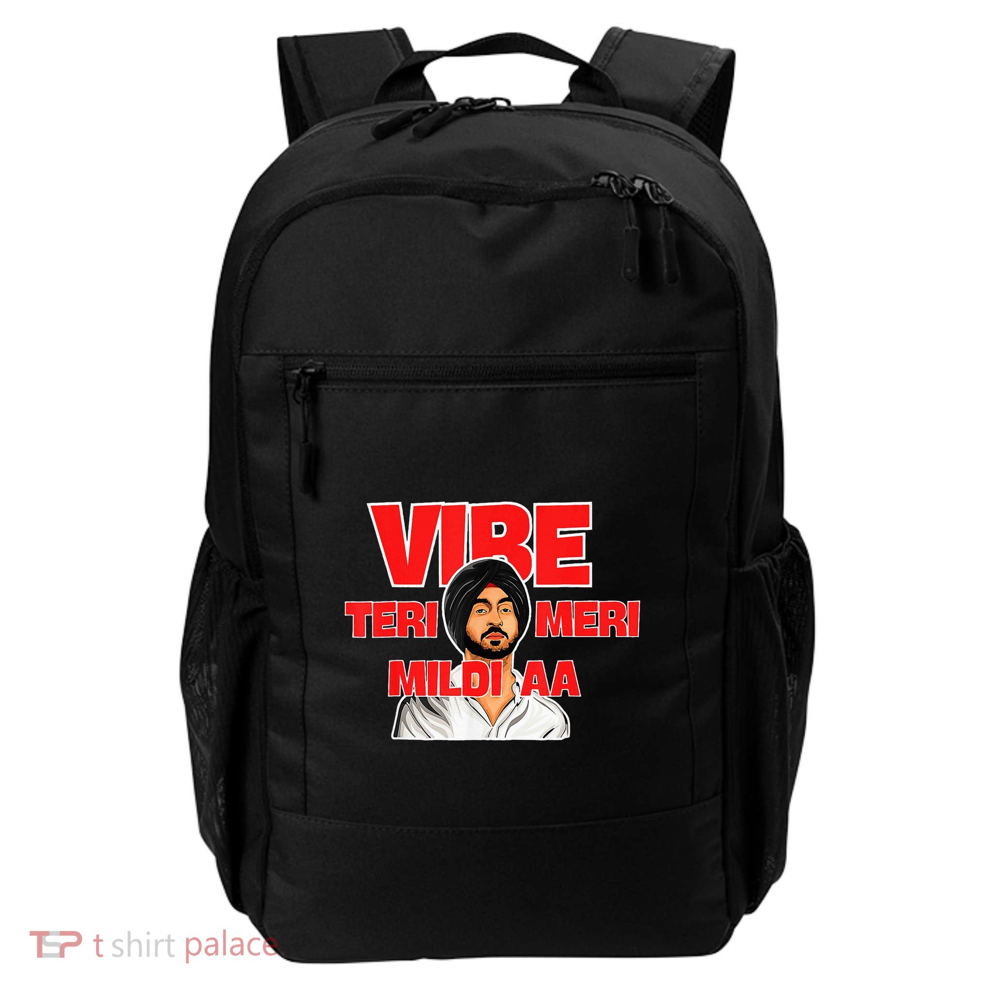Retro Vibe Teri Meri Mildi Aa Desi Backpack