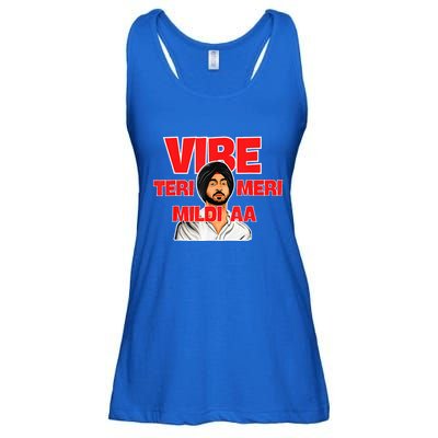 Retro Vibe Teri Meri Mildi Aa Desi Ladies Essential Flowy Tank