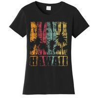 Retro Vintage Tropical Maui Hawaii Women's T-Shirt