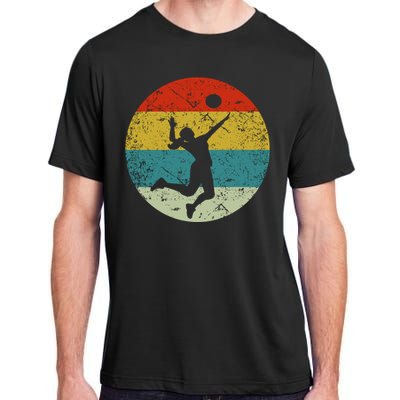 Retro Vintage Volleyball Adult ChromaSoft Performance T-Shirt