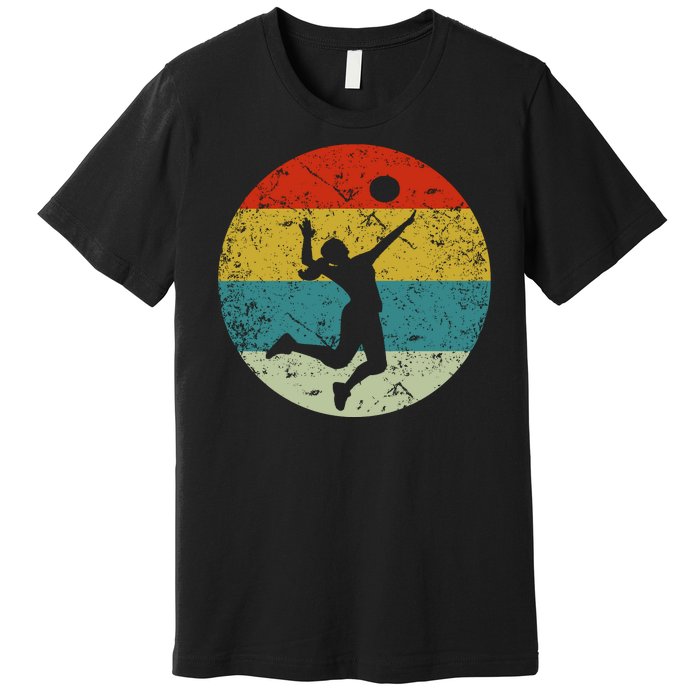 Retro Vintage Volleyball Premium T-Shirt