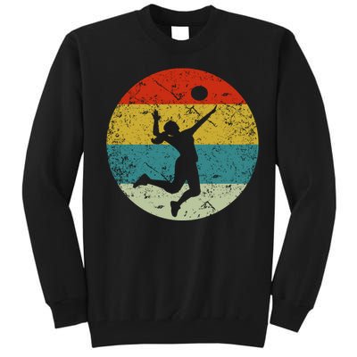 Retro Vintage Volleyball Tall Sweatshirt