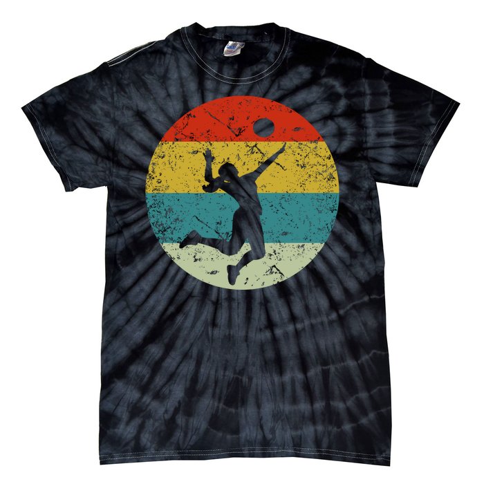 Retro Vintage Volleyball Tie-Dye T-Shirt