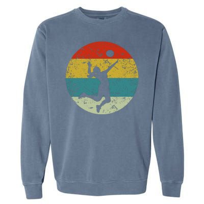 Retro Vintage Volleyball Garment-Dyed Sweatshirt