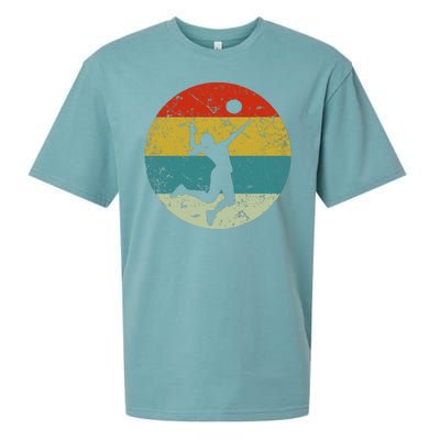 Retro Vintage Volleyball Sueded Cloud Jersey T-Shirt