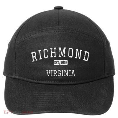 Richmond Virginia Va Vintage 7-Panel Snapback Hat