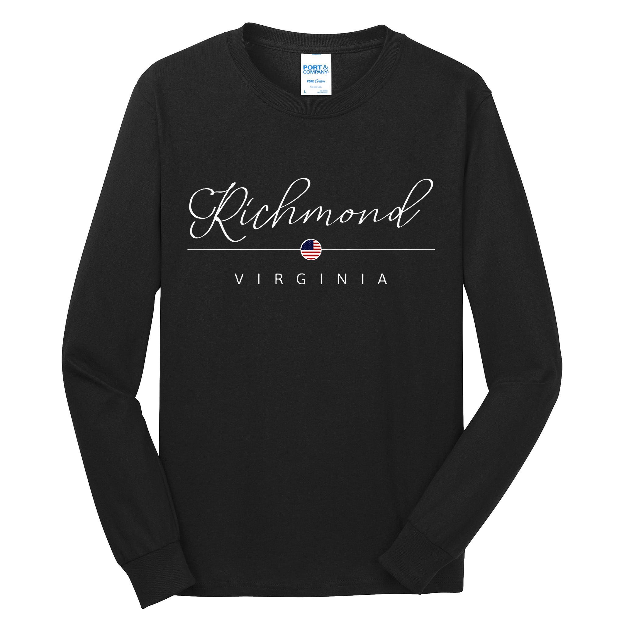 Richmond Virginia Va On Richmond Tall Long Sleeve T-Shirt