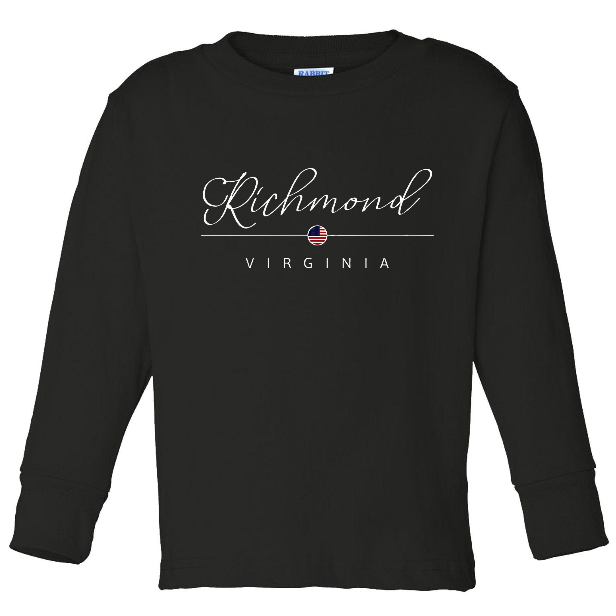 Richmond Virginia Va On Richmond Toddler Long Sleeve Shirt