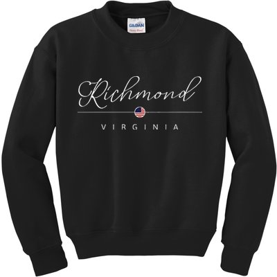 Richmond Virginia Va On Richmond Kids Sweatshirt