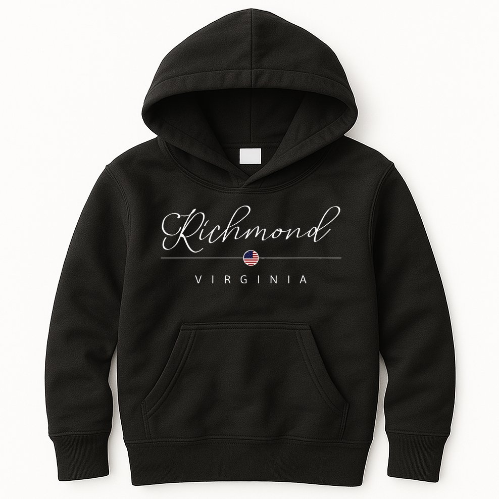 Richmond Virginia Va On Richmond Kids Hoodie