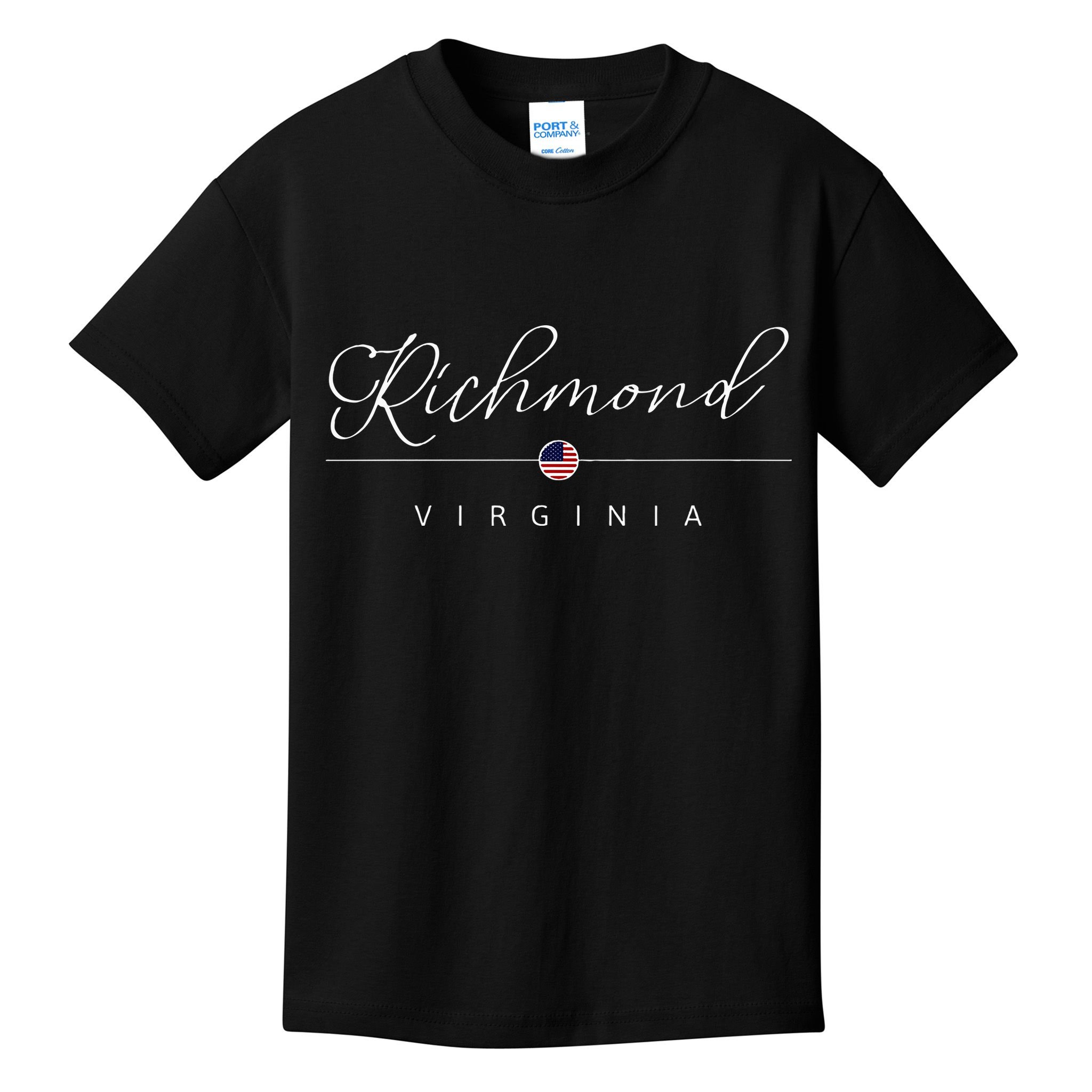 Richmond Virginia Va On Richmond Kids T-Shirt