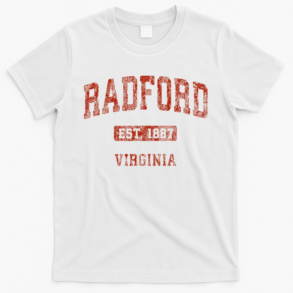 Radford Virginia Va Vintage Athletic Sports T-Shirt