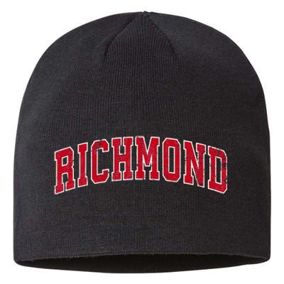 Richmond Virginia VA Vintage Sports Design Red Design Sustainable Beanie