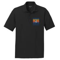 Retro Vintage Veterans Voting For Harris Walz Waltz 2024 Gift PosiCharge RacerMesh Polo