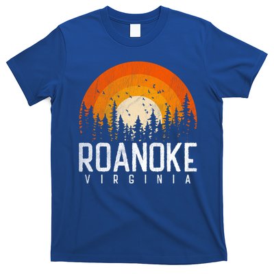 Roanoke Virginia Va Funny Gift Vintage 70s 80s 90s Retro Gift Funny Gift T-Shirt