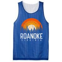 Roanoke Virginia Va Funny Gift Vintage 70s 80s 90s Retro Gift Funny Gift Mesh Reversible Basketball Jersey Tank