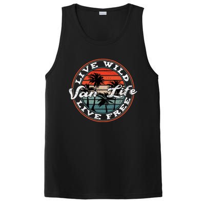 Retro Vintage Van Life Gift PosiCharge Competitor Tank