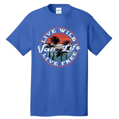 Retro Vintage Van Life Gift Tall T-Shirt